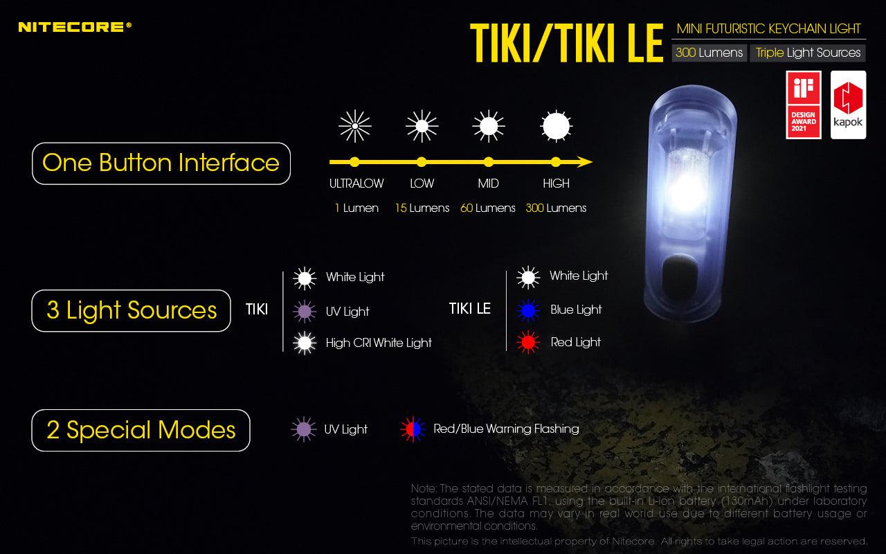 TIKI LE - 300 lumens – Nitecore Singapore