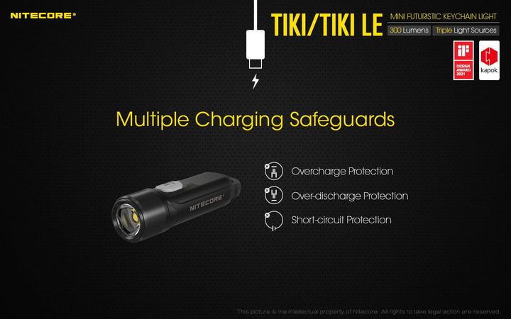 TIKI LE - 300 lumens - Nitecore Singapore