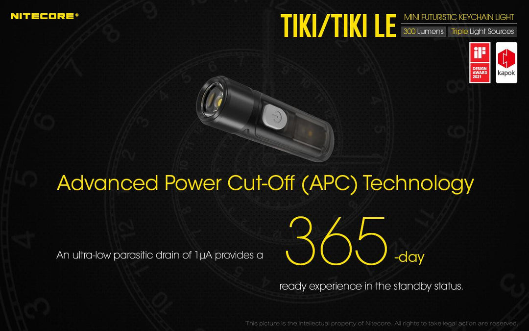 TIKI LE - 300 lumens - Nitecore Singapore
