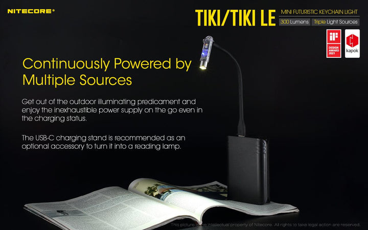 TIKI LE - 300 lumens - Nitecore Singapore