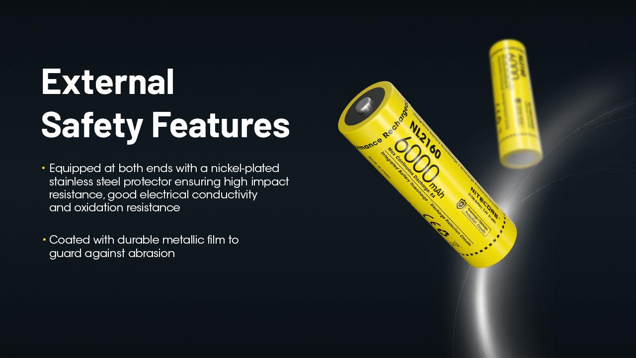 NL2160 (21700 - 6000mAh - 8A) – Nitecore Singapore
