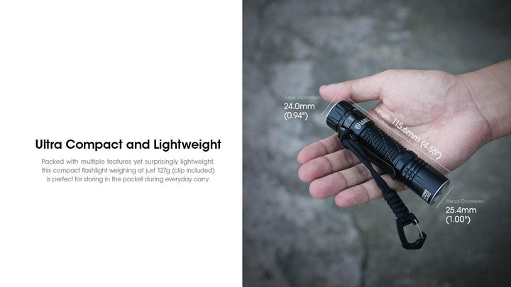 EDC33 - 4000 lumens - Nitecore Singapore
