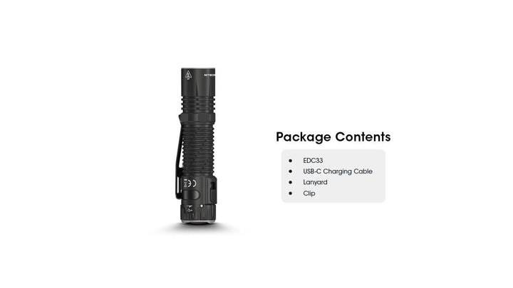 EDC33 - 4000 lumens - Nitecore Singapore