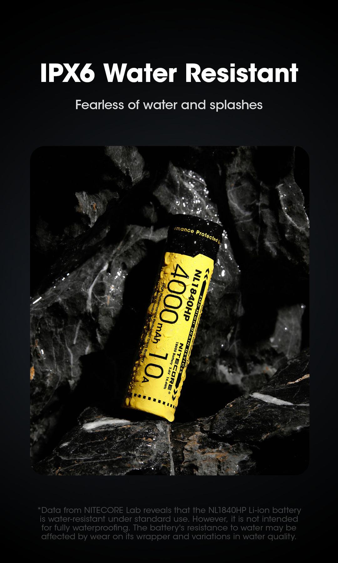 NL1840HP (18650 - 4000mAh - 10A) - Nitecore Singapore
