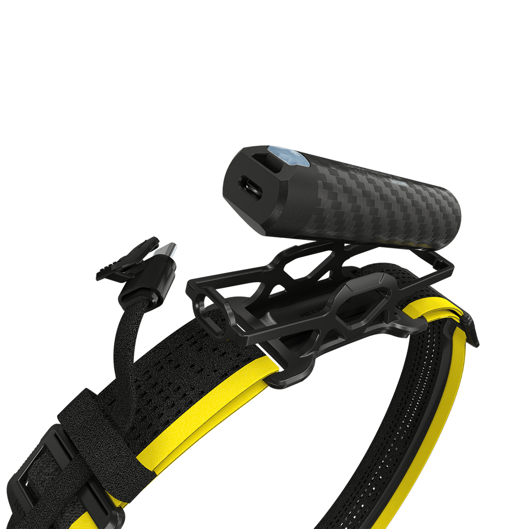 Carbon Battery 6K Headband Kit (6,000mAh 2A) - Nitecore Singapore