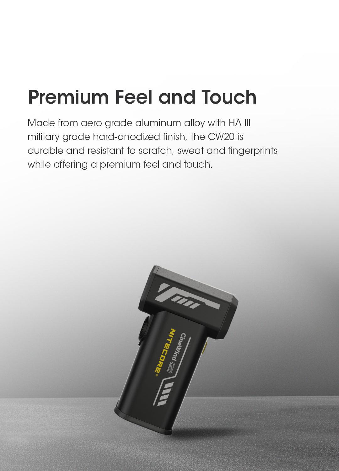 CW20 - Handheld Turbo Fan (150km/h) - Nitecore Singapore