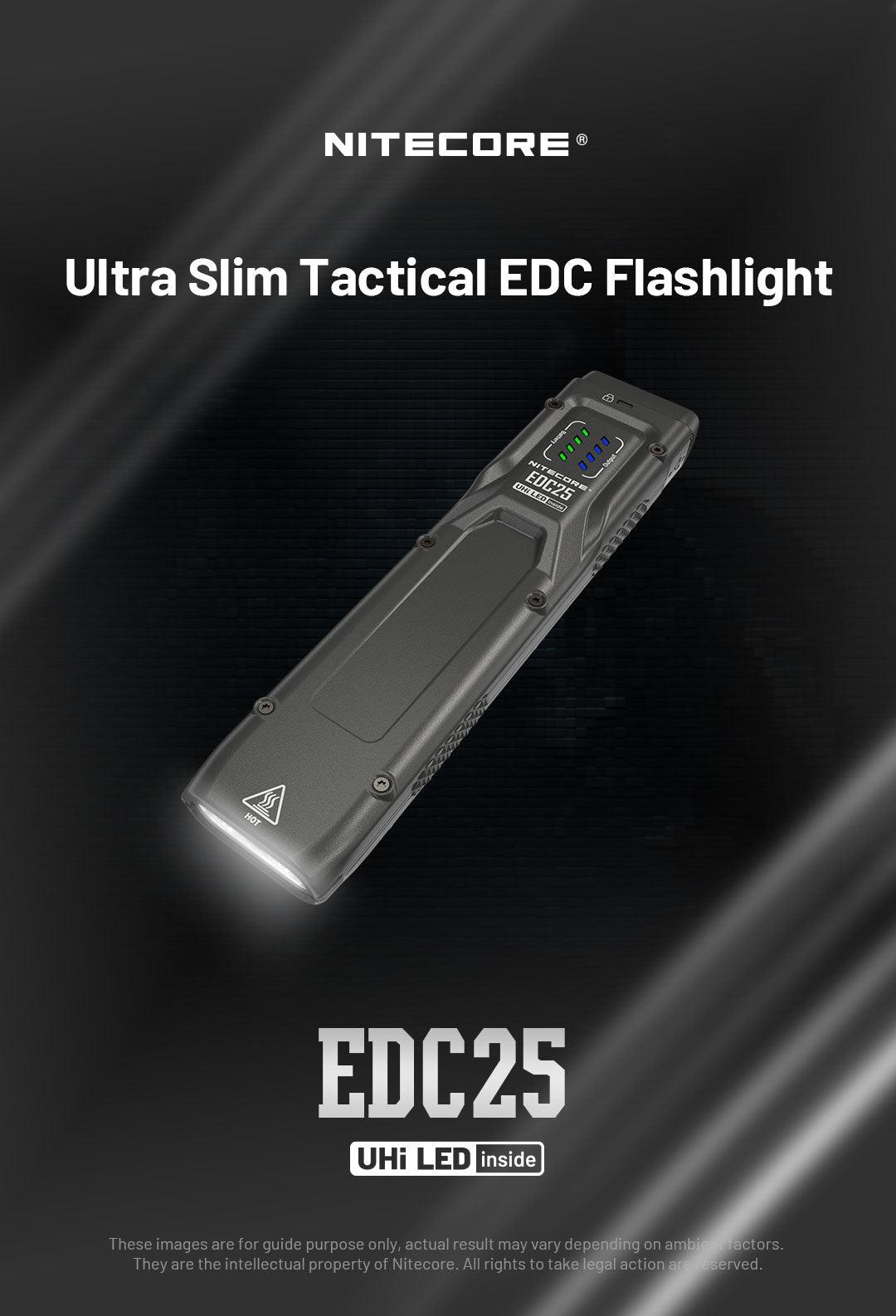 EDC25 - 3000 lumens - Nitecore Singapore