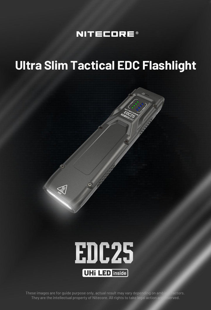 EDC25 - 3000 lumens - Nitecore Singapore