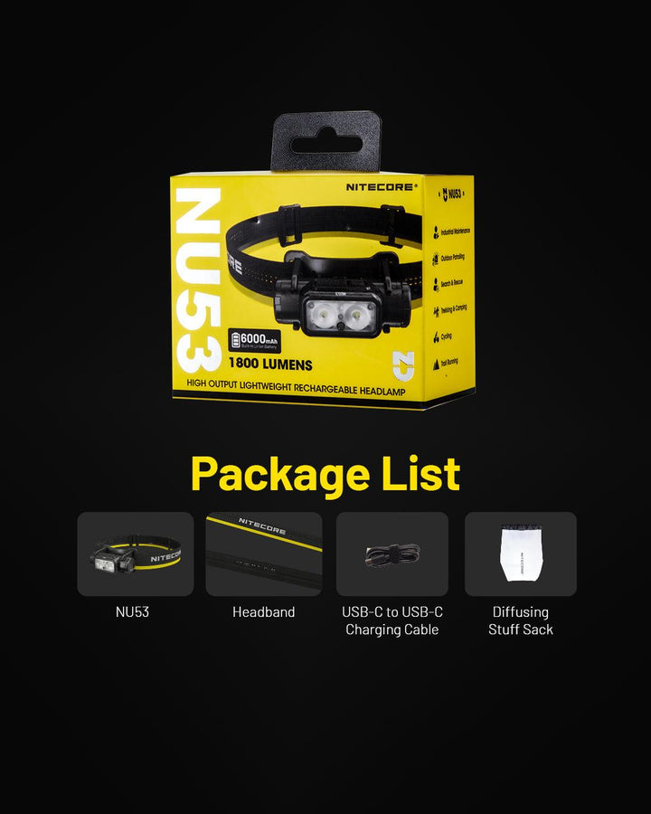 NU53 - 1800 lumens - Nitecore Singapore