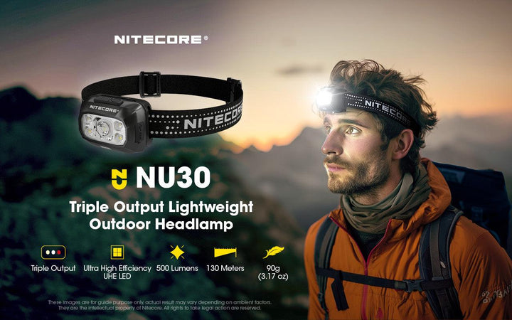 NU30 - 500 lumens - Nitecore Singapore