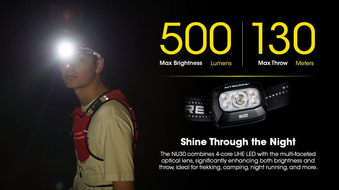 NU30 - 500 lumens - Nitecore Singapore