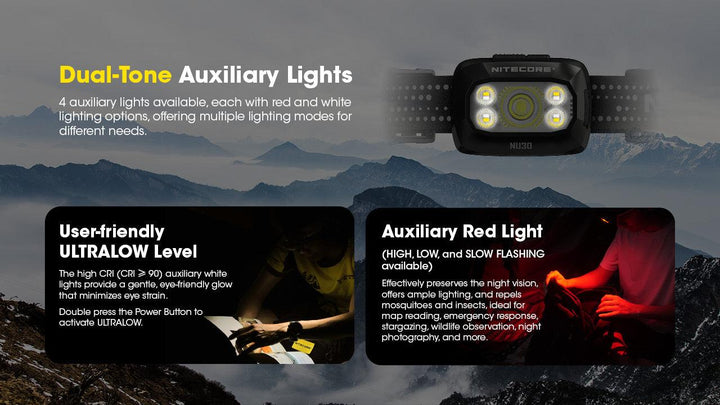 NU30 - 500 lumens - Nitecore Singapore
