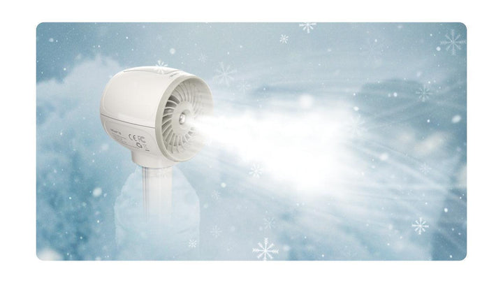 izzCool 10 - Handheld Air Conditioner Fan (2,600mAh - WHITE) - Nitecore Singapore