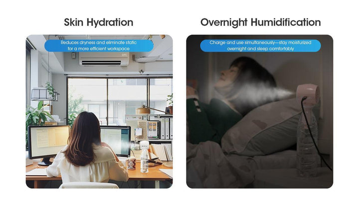 izzCool 10 - Handheld Air Conditioner Fan (2,600mAh - WHITE) - Nitecore Singapore