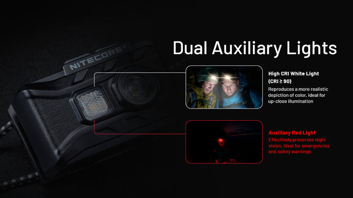 Nitecore NU20 Classic - high CRI and red auxiliary lights - Nitecore Singapore