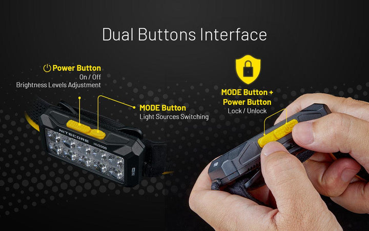 HU2000 - 2000 lumens - Nitecore Singapore