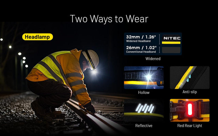 HU2000 - 2000 lumens - Nitecore Singapore