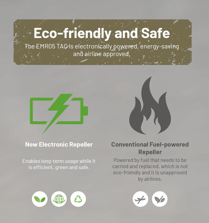 EMR05 TAC Electronic Mosquito Repellent - Nitecore Singapore