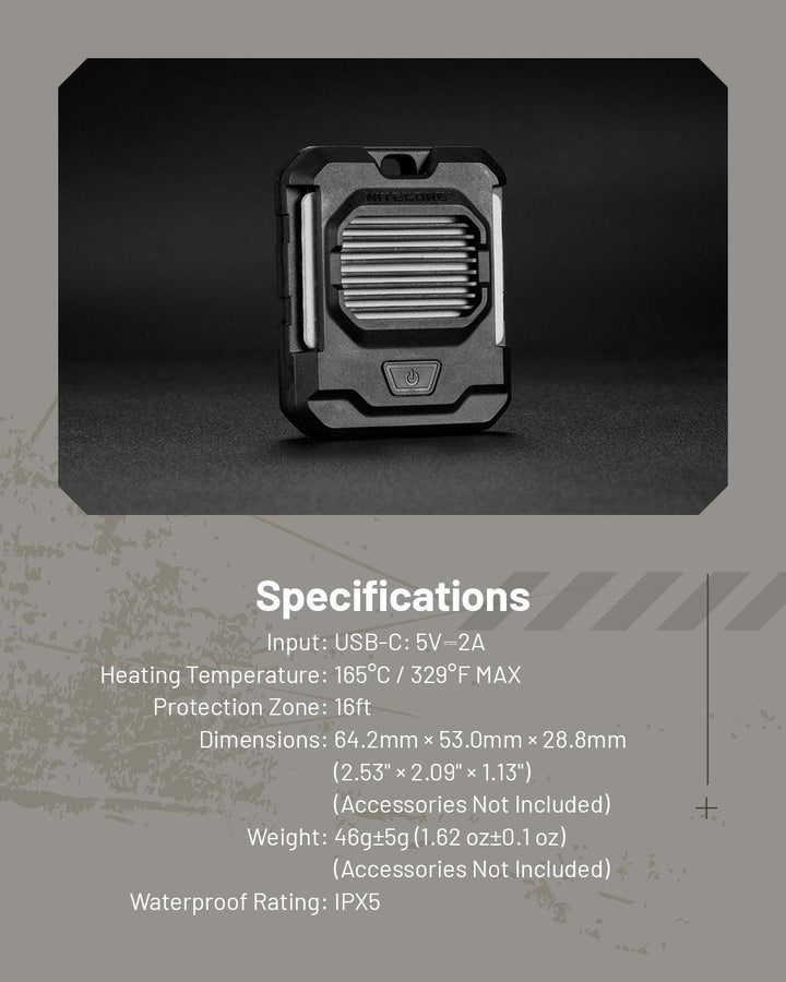EMR05 TAC Electronic Mosquito Repellent - Nitecore Singapore
