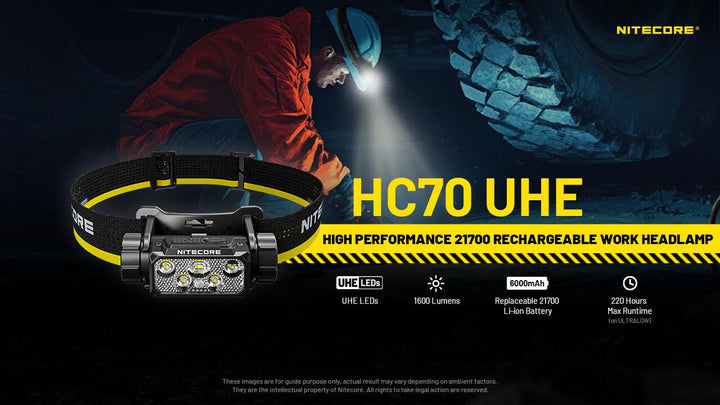 HC70 UHE  - 1600 lumens