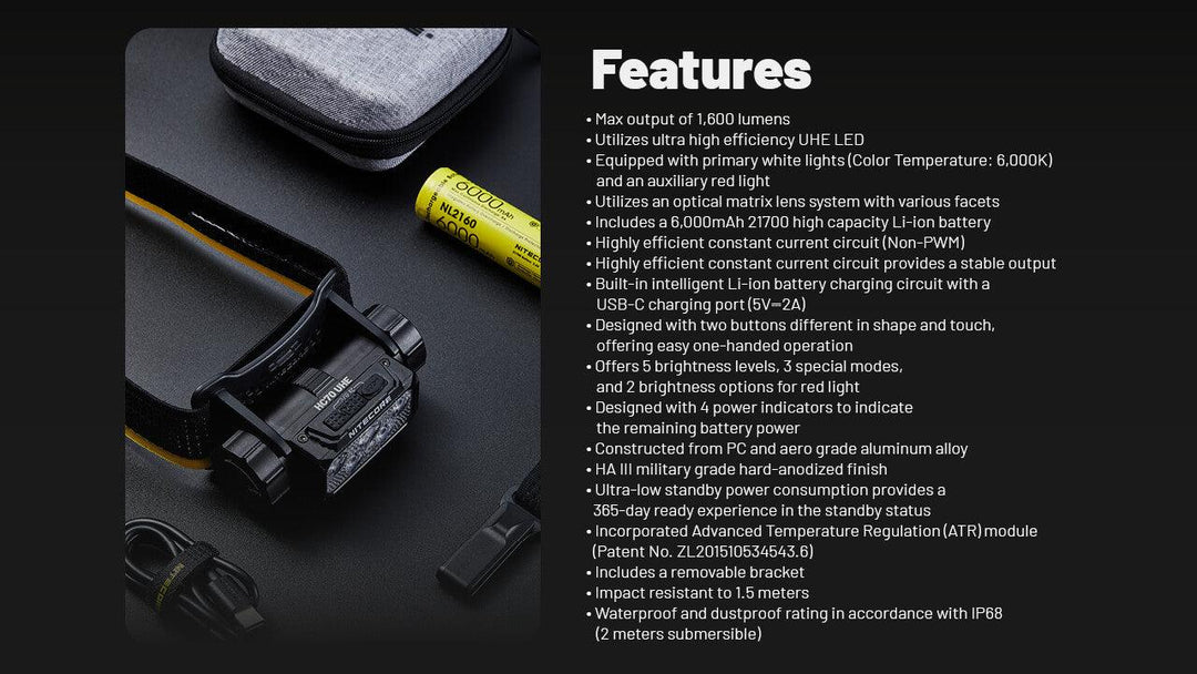 HC70 UHE  - 1600 lumens