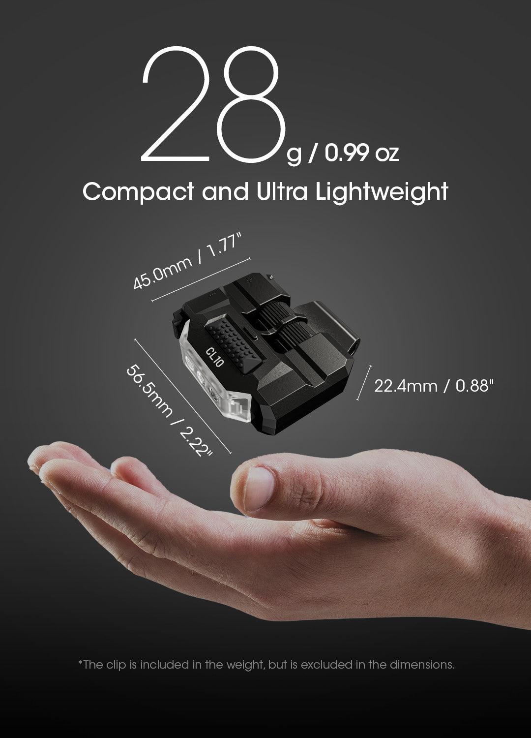 CL10 - 45 lumens - Nitecore Singapore