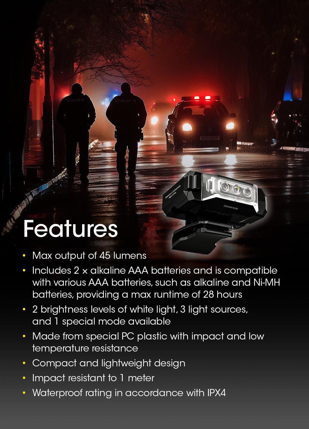 CL10 - 45 lumens - Nitecore Singapore