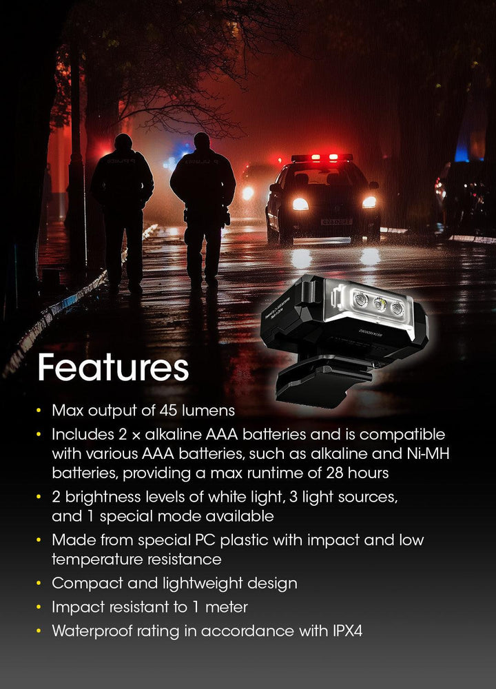 CL10 - 45 lumens - Nitecore Singapore