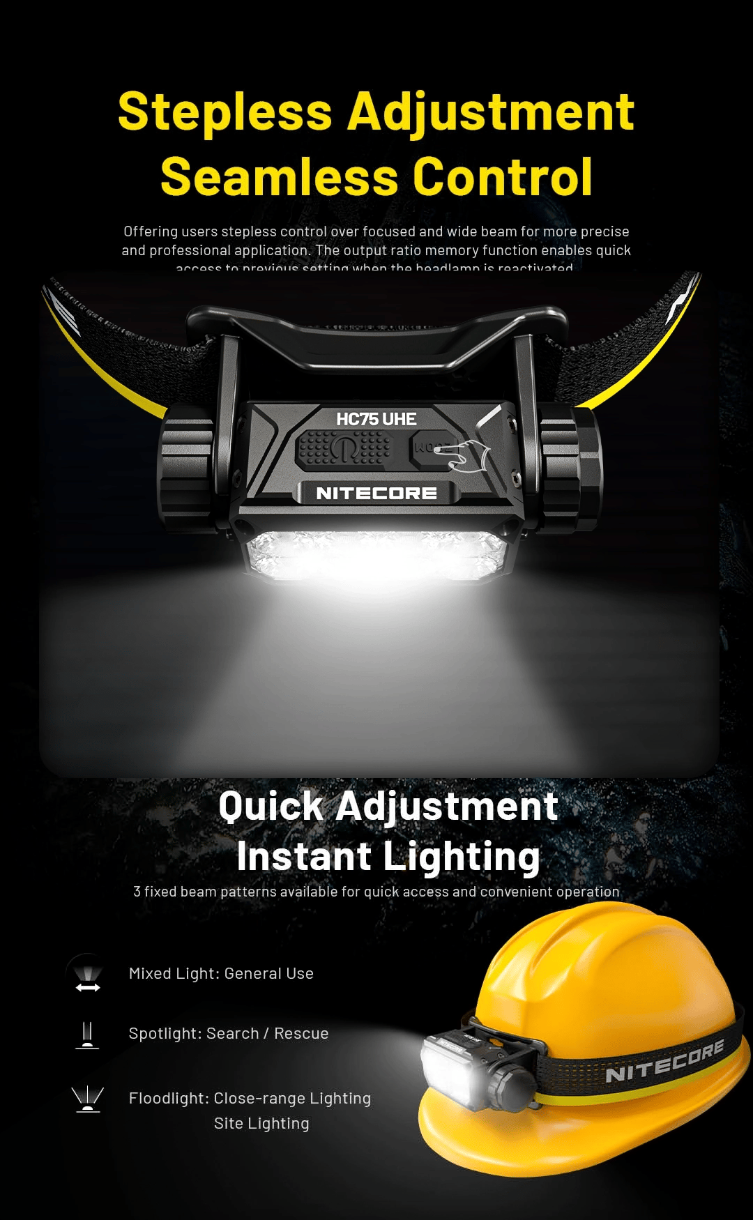 HC75 UHE  - 3000 lumens