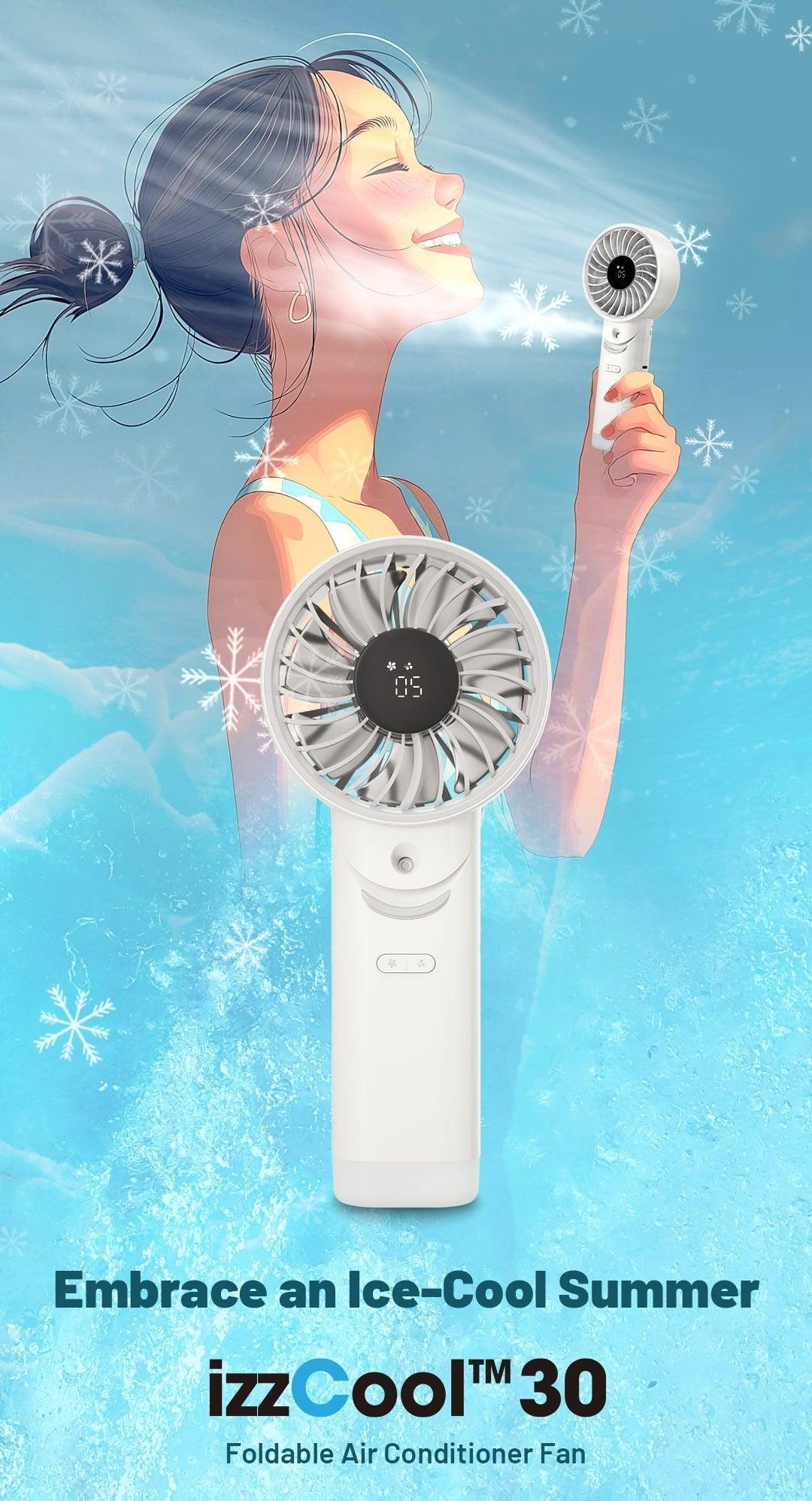 izzCool 30 - Foldable Air Conditioner Fan (3,500mAh)