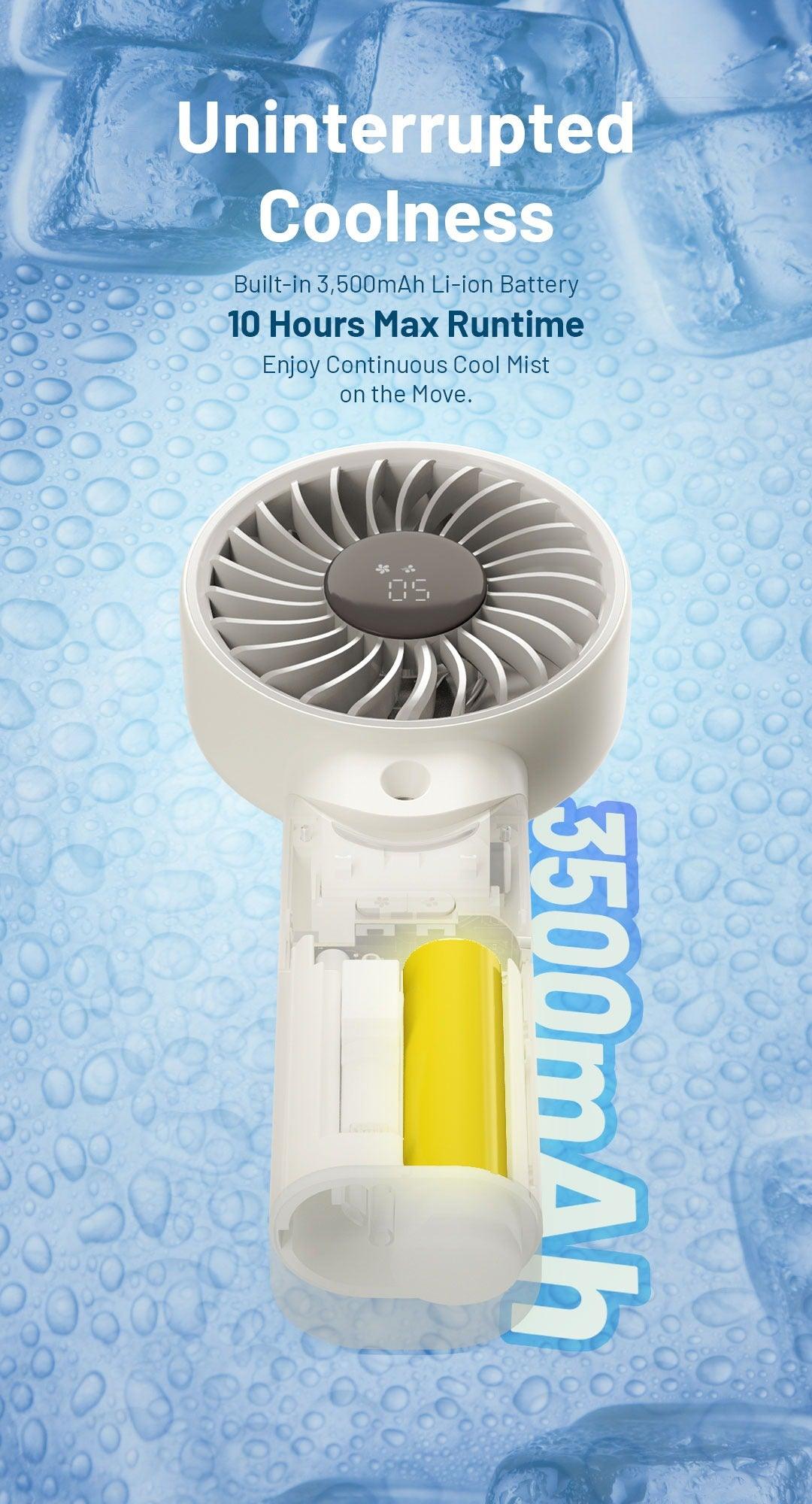 izzCool 30 - Foldable Air Conditioner Fan (3,500mAh)