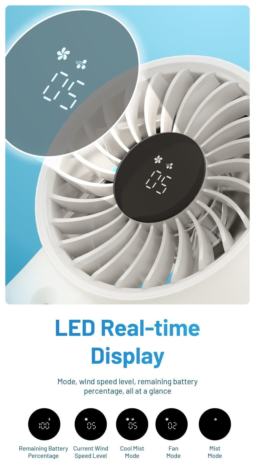 izzCool 30 - Foldable Air Conditioner Fan (3,500mAh)