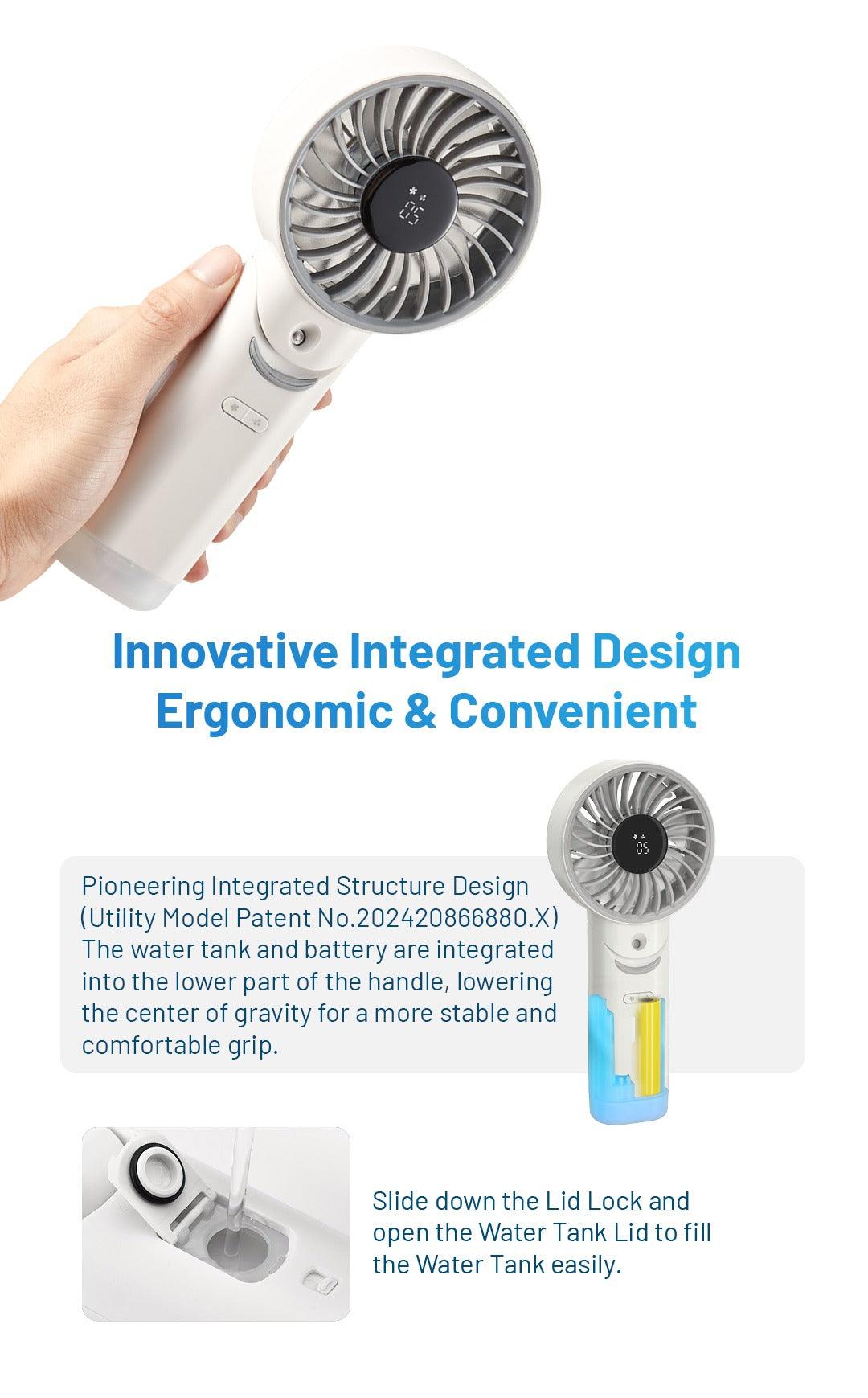 izzCool 30 - Foldable Air Conditioner Fan (3,500mAh)
