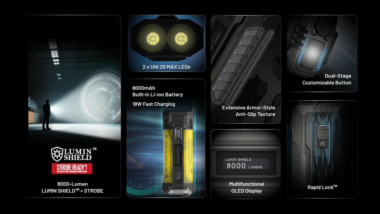 EDC37 - 8000 lumens – Nitecore Singapore