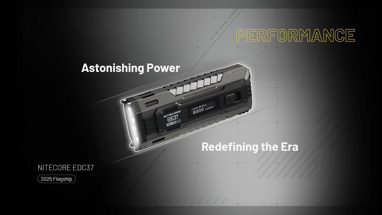 EDC37 - 8000 lumens – Nitecore Singapore