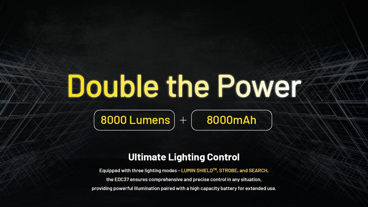 EDC37 - 8000 lumens – Nitecore Singapore