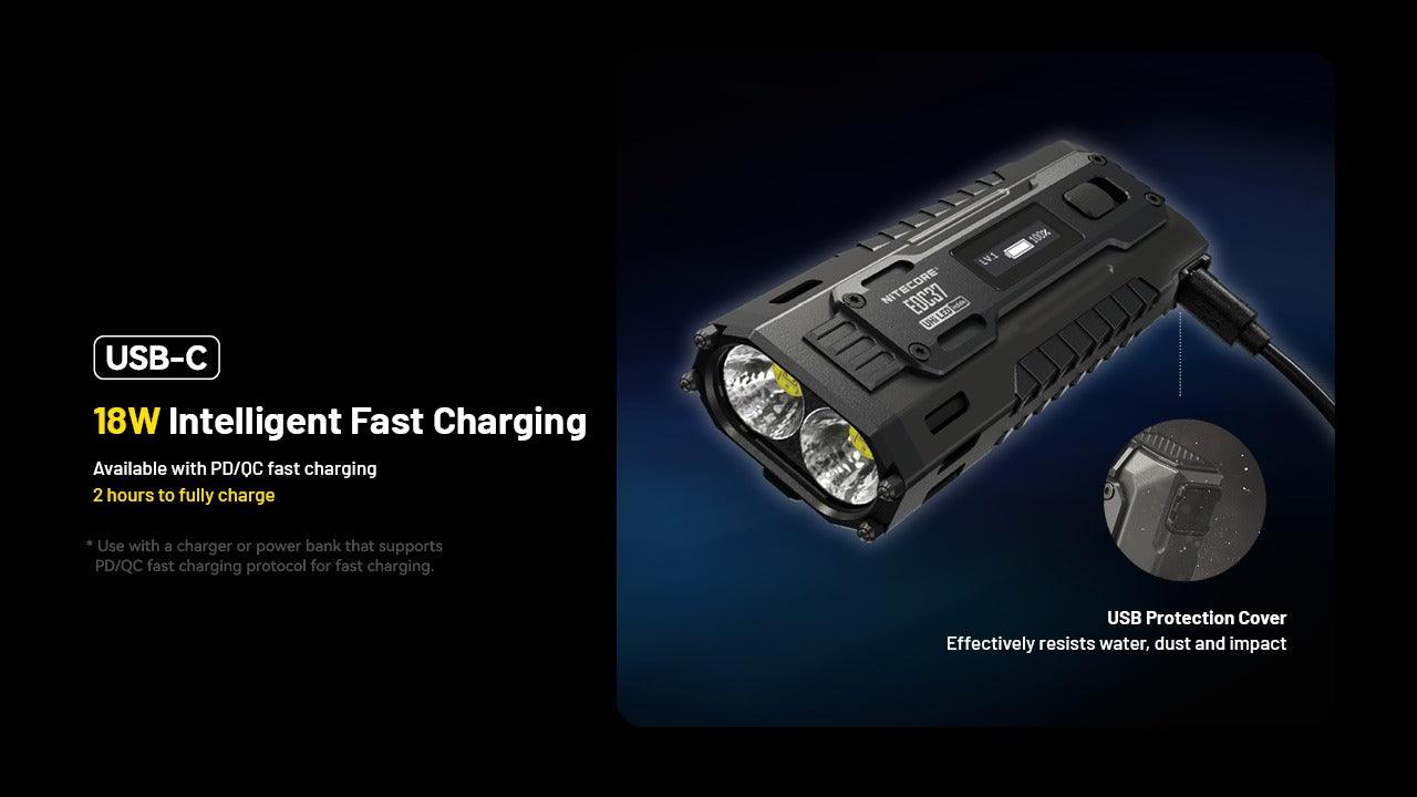 EDC37 - 8000 lumens – Nitecore Singapore