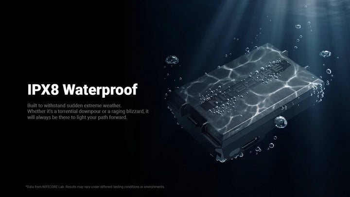 Nitecore HLB2500 - IPX8 waterproof - Nitecore Singapore