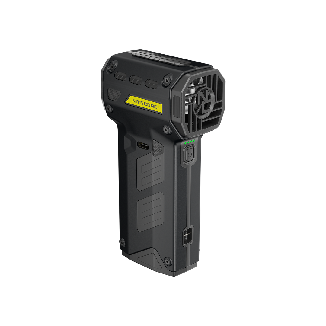 CW23 Black - rear fan intake view - Nitecore Singapore