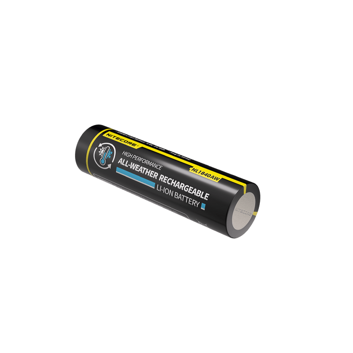 Nitecore NL1840AW All-Weather Rechargeable Li-ion Battery - Nitecore Singapore