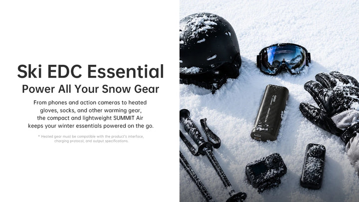 Nitecore SUMMIT Air ski power bank - Nitecore Singapore