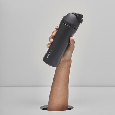 Owala FreeSip® Water Bottle (Stainless Steel) Black