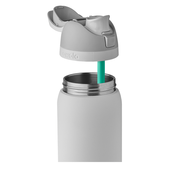 Owala FreeSip® Water Bottle (Stainless Steel) Gray