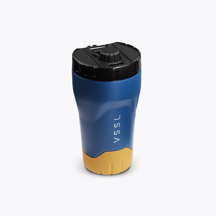VSSL Rift Tumbler 10oz - angled view of the ergonomic grip - Nitecore Singapore