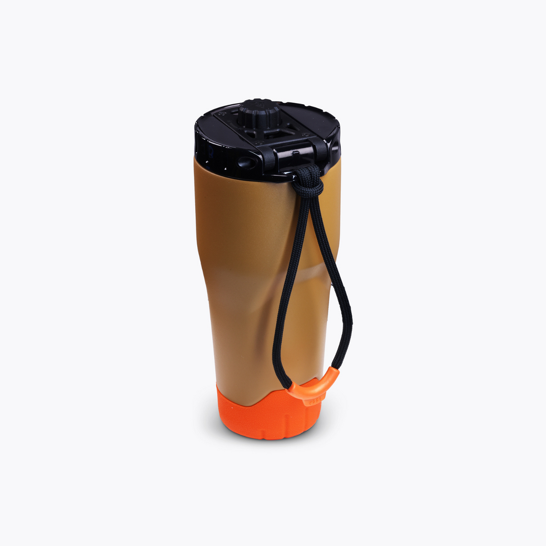 VSSL Rift Tumbler 16oz - Rift Link carry loop attached to the lid - Nitecore Singapore