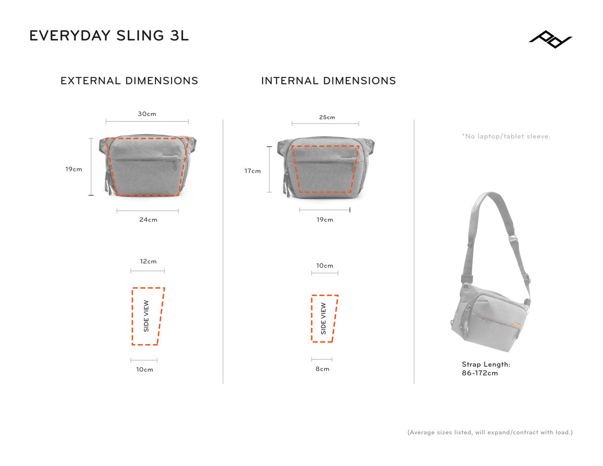 PD Everyday Sling 3L - Black