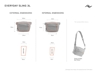 PD Everyday Sling 3L - Black