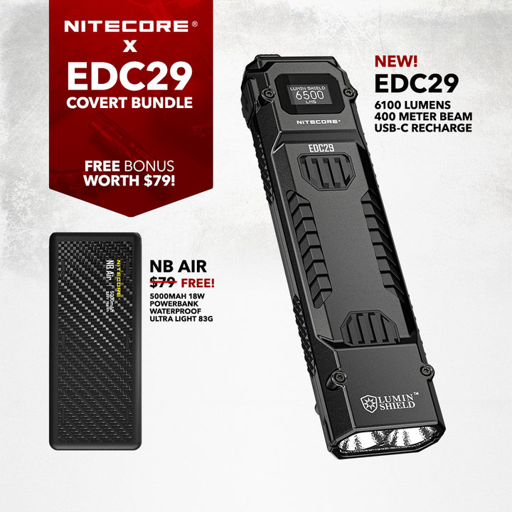 EDC29 - 6500 lumens (Bundle)