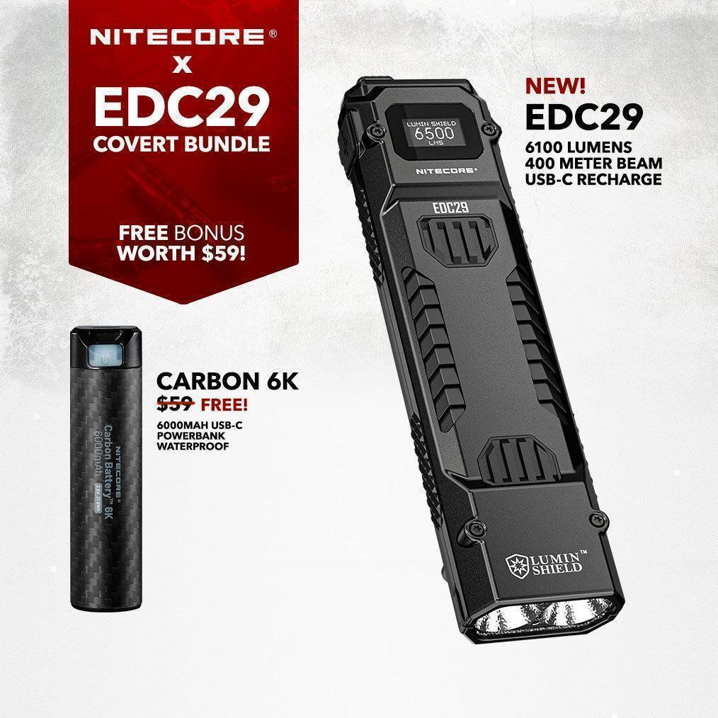 EDC29 - 6500 lumens (Bundle)