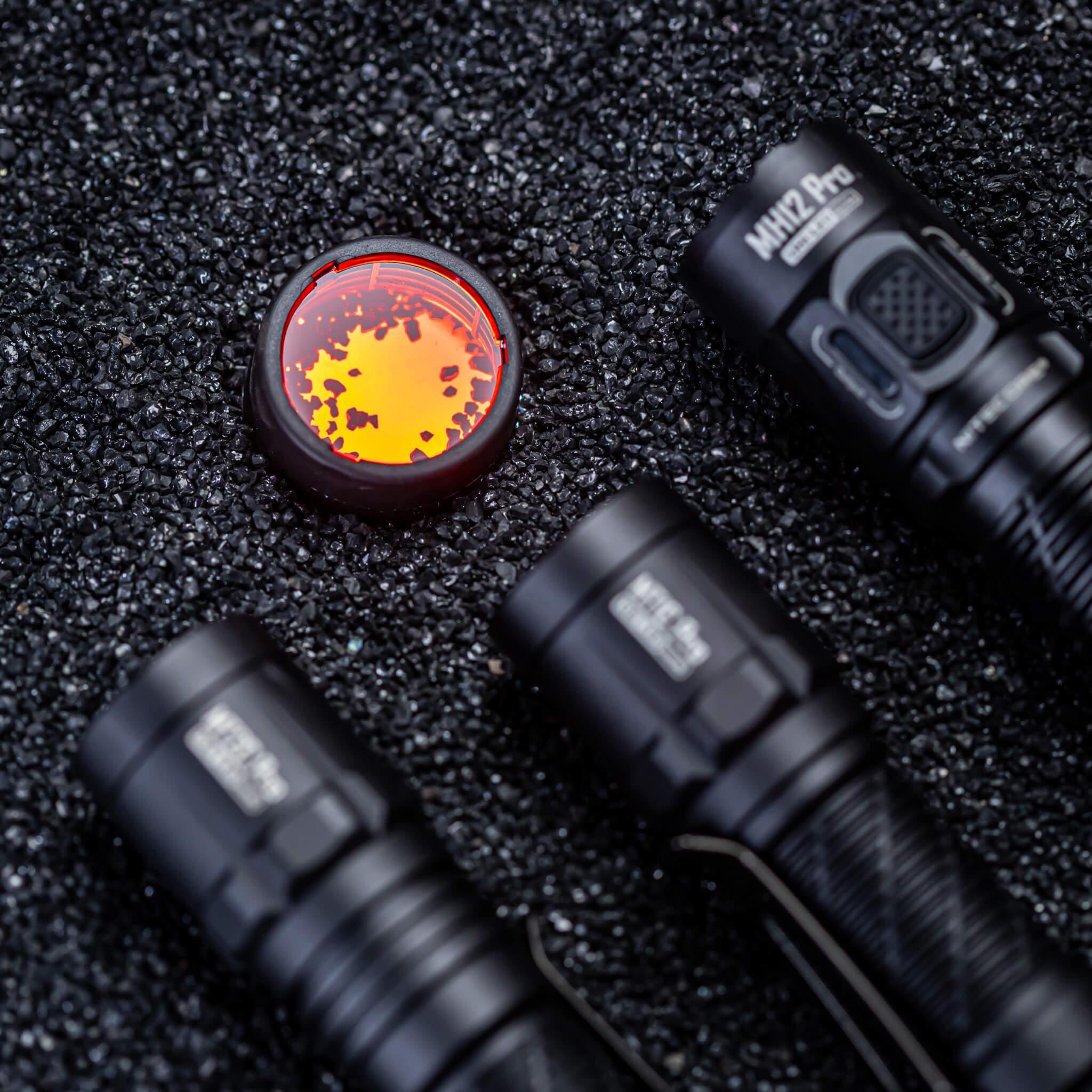 Nitecore Red, Blue, Green and White Colored Filters for 25mm ...